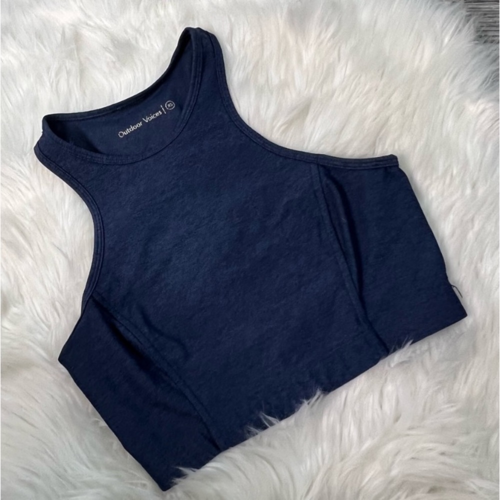 Outdoor Voices Navy Sports Bra